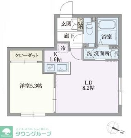 グローリオシェルト志村坂上の物件間取画像